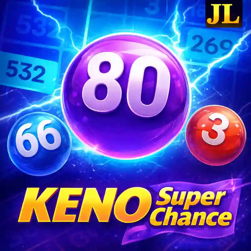 Keno Super Chance online casino game interface